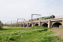 Tornado on the Top Gear Race to the North 60163 Tornado Private Charter Cathedrals Express Top Gear Race 25 April 2009 Newcastle pic 7.jpg