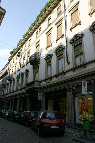 File:8786 Milano - Via Brera - Casa di Alessandro Volta nel 1814 - Foto G. Dall'Orto - 14-Apr-2007.jpg