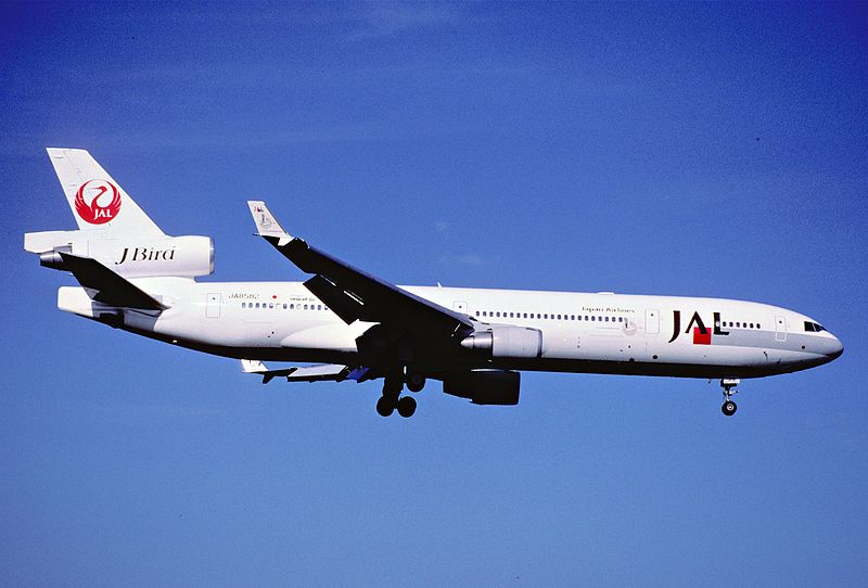 File:92aw - JAL Japan Airlines MD-11; JA8582@ZRH;22.04.2000 (6169636246).jpg