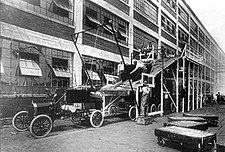 Nearly-completed Ford Model Ts at the Highland Park Plant A-line1913 edit.jpg