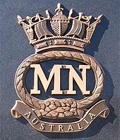 Australian Merchant Navy badge AS Merchant Navy badge.jpg