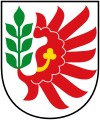 The wing of the Tyrolean Eagle on the coat of arms of Jungholz