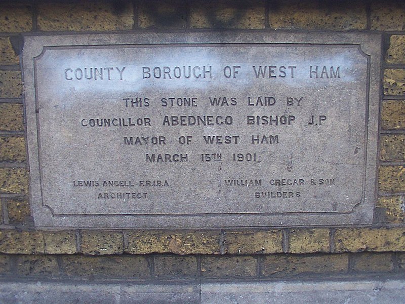 File:Abednego Bishop, Mayor of West Ham County Borough . Dedication stone, 1901.jpg