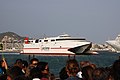 Een fast ferry van Trasmediterránea.