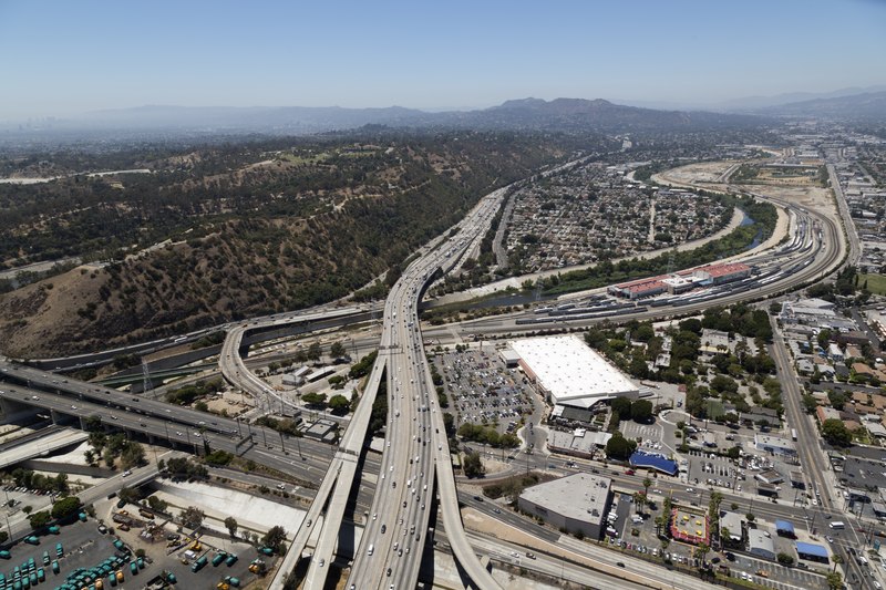 File:Aerial view of downtown Los Angeles, California LCCN2013633231.tif