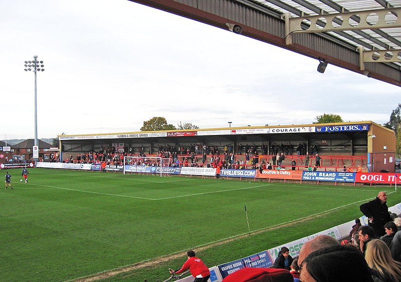 File:Aggborough Stadium - North Stand (terrace), Hoo Road, Kidderminster - geograph.org.uk - 2681488.jpg