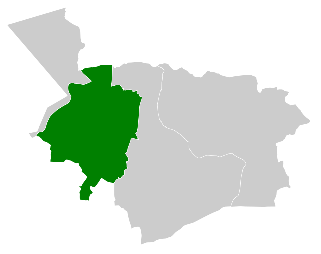 صورة لخريطة محافظة طبرجل نسبةً لمنطقة الجوف