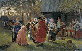 « La nuit des filles », (1889) - Musée d'État russe.