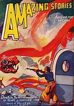 Amazing Stories cover image for August 1937