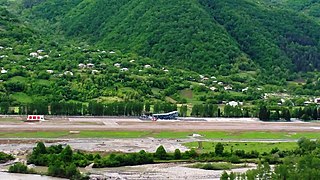 <span class="mw-page-title-main">Ambrolauri Airport</span> Airport