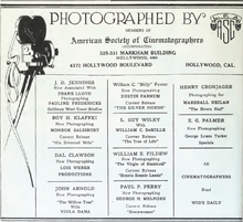 American Society of Cinematographers Film Daily 1920.png