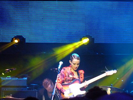Calvi performing at the Royal Albert Hall, March 2010