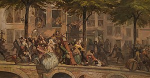 Looting the houses of the tax collectors, 1748 Anno 1748, Plundering van de huizen der belastingpachters.jpg
