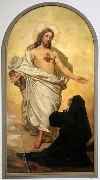 File:Antonio Ciseri, Apparizione del sacro Cuore a santa maria alacoque, 1880, 01.jpg