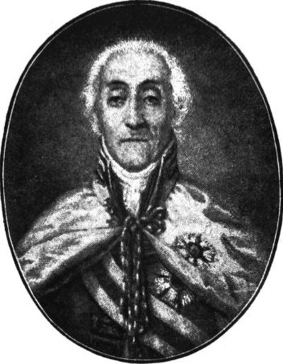 Antonios Komoutos, President of the Ionian Senate and head of state of the Septinsular Republic in 1803