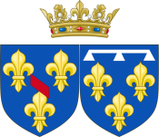 Armoiries de Condé et d'Orléans.svg