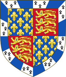 Arms of Thomas Beaufort, 1º Duque de Exeter.svg