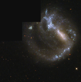 NGC 3664 galaxy in the constellation Leo