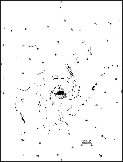 Fig. 5 : La Voie lactée, par Easton.