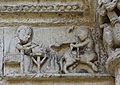 * Nomination Frieze of the facade depicting sagittarius and a man sitting at a table, church (12th century) of Aubeterre, Charente, France. --JLPC 18:44, 14 March 2013 (UTC) * Promotion Good quality. --Poco a poco 20:05, 14 March 2013 (UTC)