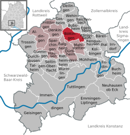 Böttingen - Localizazion