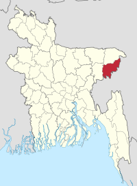 BD Moulvibazar District locator map.svg