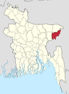 Distrikt Moulvibazar in Bangladesch