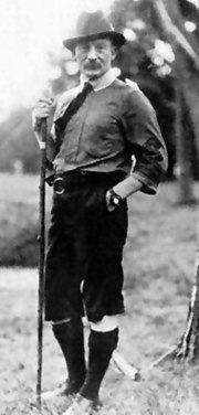 Robert Baden-Powell at Brownsea Island, 1907