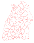 Vorschaubild für Kreisreform Baden-Württemberg 1973