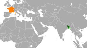 Bangladéš a Francie