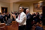 Barack Obama reageert op de goedkeuring van de Wet Gezondheidszorg (2010)