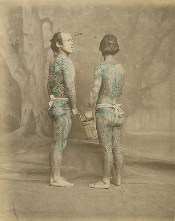 File:Beato, Felice (1834 – 1907) - Tattooed japanese men - ca. 1870.jpg