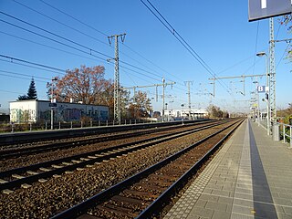 <span class="mw-page-title-main">Golm station</span> Railway station in Potsdam, Brandenburg, Germany