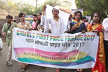 Bhopal Pride March Bhopal pride Queermitra 02.jpg