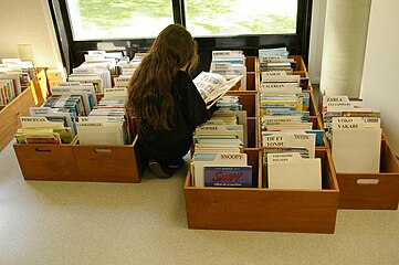 La section jeunesse de la bibliothèque.