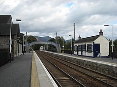 Het treinstation in Blair Atholl