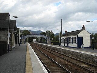 Blair Atholl railway station Railway station in Perth and Kinross, Scotland