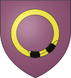 Escudo de armas de Varlet imaginario con un círculo dorado.svg