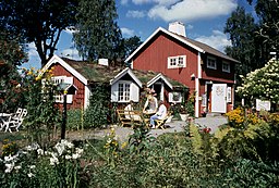 Silverforsens kaffestuga i norra Ronneby. Foto ur Blekinge museums arkiv.