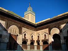 Madrasa Bū ʿInānīya von Fès, mit Holz der Atlas-Zeder gestaltet