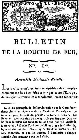 <span class="mw-page-title-main">Society of the Friends of Truth</span> French revolutionary organization (f. 1790)