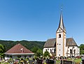 English: Southern view and rectory Deutsch: Süd-Ansicht und Pfarrhof