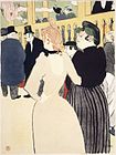 アンリ・ド・トゥールーズ＝ロートレック, At the Moulin Rouge (Au Moulin Rouge), c. 1892