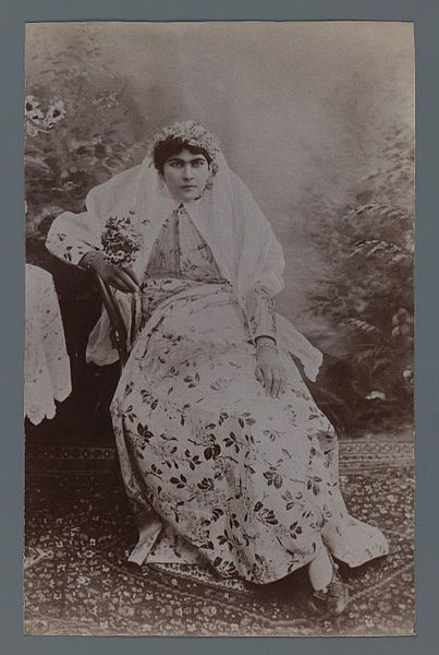 File:Brooklyn Museum - Seated Woman Crowned with Garland One of 274 Vintage Photographs.jpg