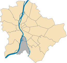 Csepel - Carte