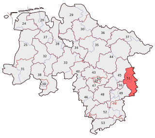 <span class="mw-page-title-main">Helmstedt – Wolfsburg</span> Federal electoral district of Germany