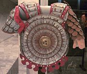 Modern reconstruction of an Eastern Roman klivanion (κλιβάνιον), suggested as a predecessor of Ottoman mirror armour