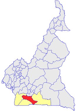 Departemen lokasi di Kamerun