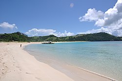Spiaggia nell'isola Calaguas