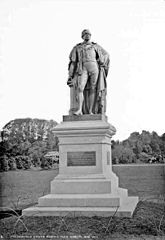 The statue of Lord Carlisle, which stood in the Phoenix Park, Dublin, from 1870–1956